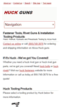 Mobile Screenshot of huckguns.com